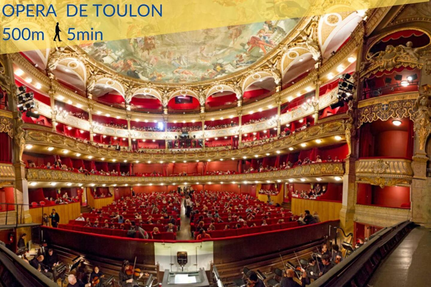 #3 Toulon Centre, Balcon, Lumineux, Stationnement Facile, Tout Confort Esterno foto